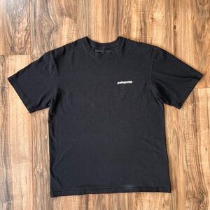 Patagonia Men's Black P-6 Logo Responsibili-Tee